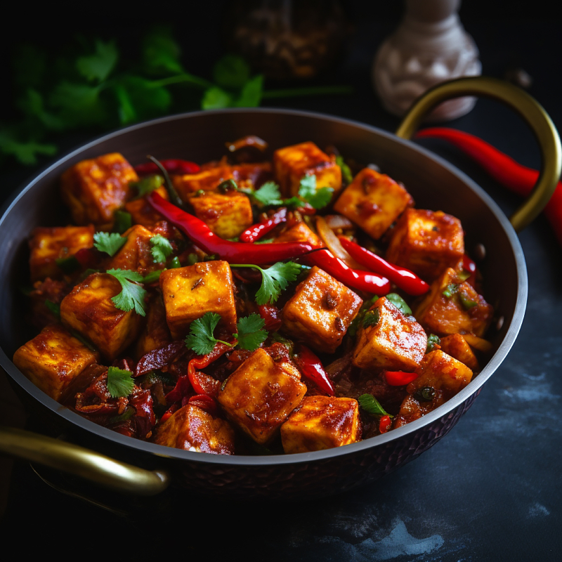 Chilly Paneer Dry