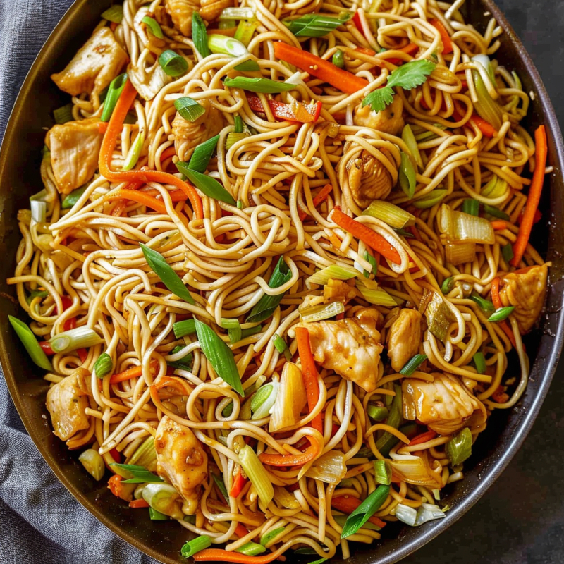 Paneer Mushroom Noodles